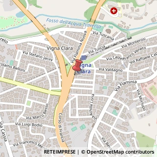Mappa Via DI Villa Severini, 54, 00191 Roma, Roma (Lazio)
