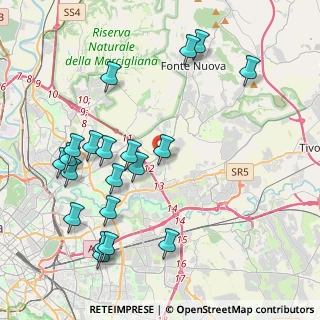 Mappa Via Crescenzio Conte di Sabina, 00131 Roma RM, Italia (4.922)