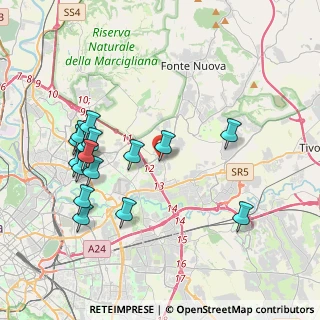 Mappa Via Troilo il Grande, 00131 Roma RM, Italia (4.36875)