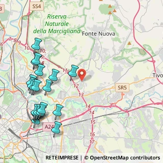 Mappa Via Crescenzio Conte di Sabina, 00131 Roma RM, Italia (5.71)
