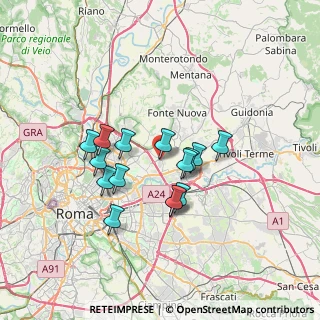 Mappa Via Crescenzio Conte di Sabina, 00131 Roma RM, Italia (5.994)