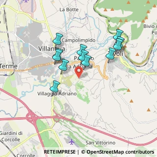 Mappa Via Lago di Nemi, 00010 Tivoli RM, Italia (1.72)