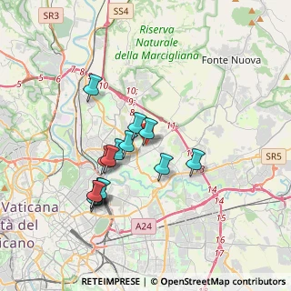 Mappa Via Adriano Tilgher, 00137 Roma RM, Italia (3.40357)