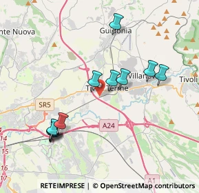 Mappa Via dell'Aeronautica, 00011 Tivoli RM, Italia (4.02364)