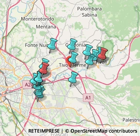 Mappa Via dell'Aeronautica, 00011 Tivoli RM, Italia (6.79105)