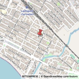 Mappa Via Napoli, 23d, 00055 Ladispoli, Roma (Lazio)