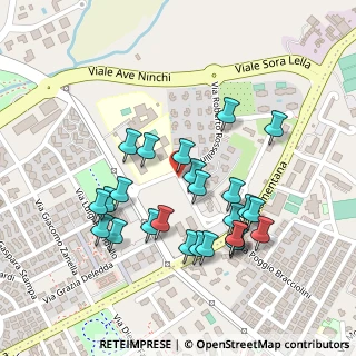 Mappa Via Mario Bonnard, 00137 Roma RM, Italia (0.24)