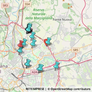 Mappa Via Pier Silverio Leicht, 00156 Roma RM, Italia (4.53105)