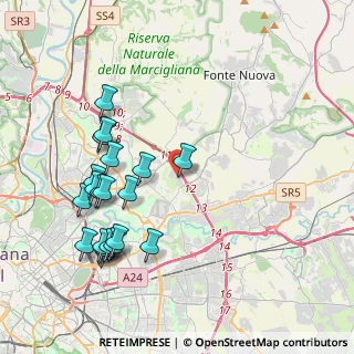 Mappa Via Pier Silverio Leicht, 00156 Roma RM, Italia (4.6365)