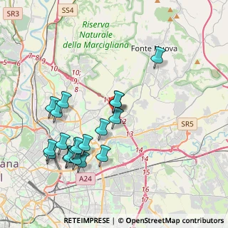 Mappa Via Pier Silverio Leicht, 00156 Roma RM, Italia (4.37789)