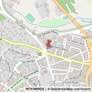 Mappa Via Gerolamo Belloni, 4, 00191 Roma, Roma (Lazio)