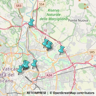 Mappa Via Emilio Cecchi, 00137 Roma RM, Italia (4.3)