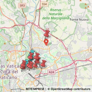 Mappa Via Franco Sacchetti, 00137 Roma RM, Italia (4.96571)