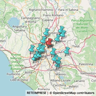 Mappa Via Franco Sacchetti, 00137 Roma RM, Italia (10.364)