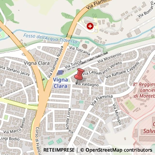 Mappa Via Valdagno, 26, 00191 Roma, Roma (Lazio)