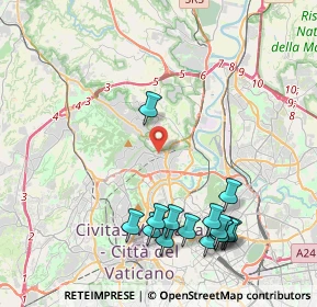 Mappa Via Colajanni Napoleone, 00191 Roma RM, Italia (5.066)