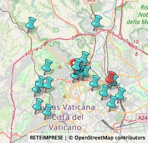 Mappa Via Colajanni Napoleone, 00191 Roma RM, Italia (3.758)