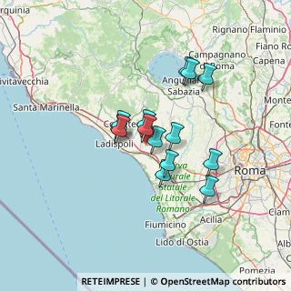 Mappa Via del Cecio, 00052 Cerveteri RM, Italia (10.58643)