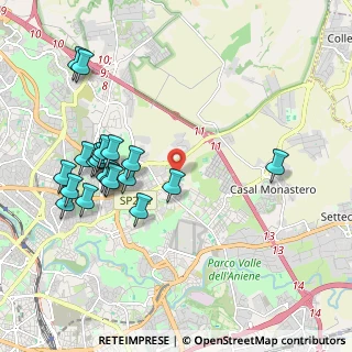 Mappa Via Goffredo Ciaralli, 00156 Roma RM, Italia (2.2565)
