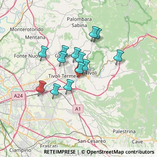 Mappa Via Antonio Marziale, 00010 Tivoli RM, Italia (5.99385)