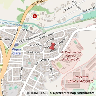 Mappa Via Marostica,  29, 00191 Roma, Roma (Lazio)