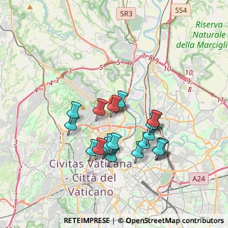 Mappa Via Raffaele Cappelli, 00191 Roma RM, Italia (3.5025)