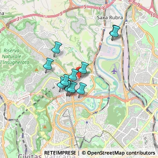 Mappa Via Raffaele Cappelli, 00191 Roma RM, Italia (1.46167)