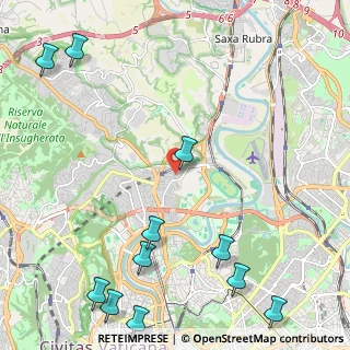 Mappa Via Raffaele Cappelli, 00191 Roma RM, Italia (3.36909)