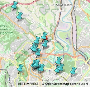 Mappa Via Raffaele Cappelli, 00191 Roma RM, Italia (2.323)