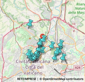 Mappa Via Marostica, 00191 Roma RM, Italia (3.594)