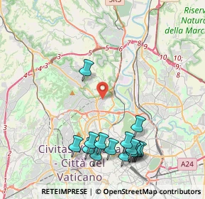 Mappa Via Valdagno, 00191 Roma RM, Italia (4.92533)