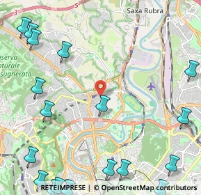 Mappa Via Valdagno, 00191 Roma RM, Italia (3.61944)
