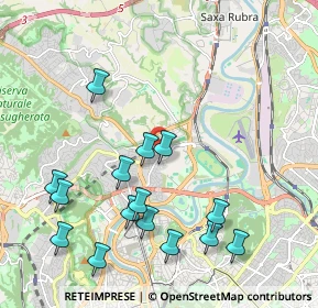 Mappa Via Valdagno, 00191 Roma RM, Italia (2.39733)