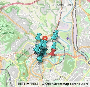 Mappa Via Marostica, 00191 Roma RM, Italia (1.1675)