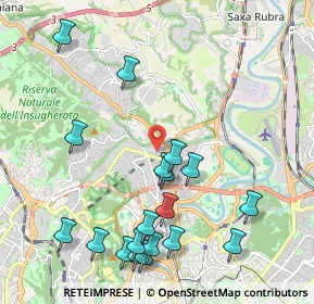 Mappa Via Gerolamo Belloni, 00191 Roma RM, Italia (2.52421)