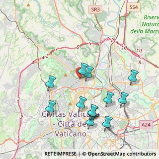 Mappa Via Gerolamo Belloni, 00191 Roma RM, Italia (4.35667)