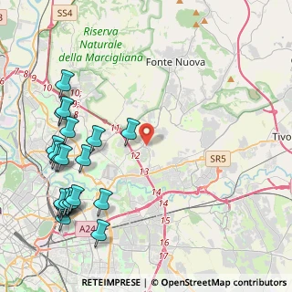 Mappa Via Poppea Sabina, 00131 Roma RM, Italia (5.8175)
