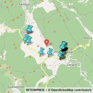 Mappa SP42a, 00020 Cerreto laziale RM, Italia (1.67778)