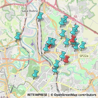 Mappa Via Antonio Silvani, 00139 Roma RM, Italia (2.03)