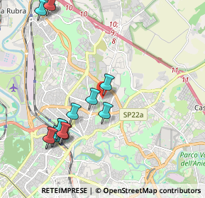 Mappa Via Jaime Pintor, 00137 Roma RM, Italia (2.465)