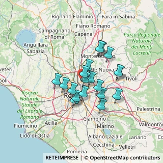 Mappa Piazza degli Euganei, 00139 Roma RM, Italia (10.66789)