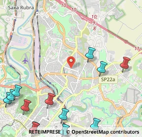 Mappa Piazza degli Euganei, 00139 Roma RM, Italia (3.53286)