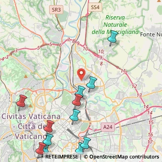 Mappa Via di Prato Rotondo, 00141 Roma RM, Italia (6.45917)