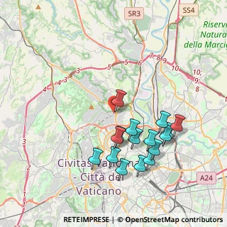Mappa Via Stefano Jacini, 00191 Roma RM, Italia (4.06563)