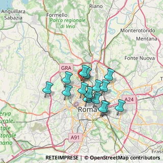Mappa Via Stefano Jacini, 00191 Roma RM, Italia (5.61625)