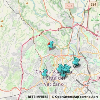 Mappa Via della Mendola, 00135 Roma RM, Italia (4.89636)