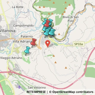 Mappa Strada Colle Ripoli, 00019 Tivoli RM, Italia (1.46)