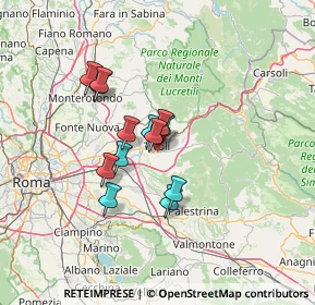 Mappa Strada Colle Ripoli, 00019 Tivoli RM, Italia (10.38615)