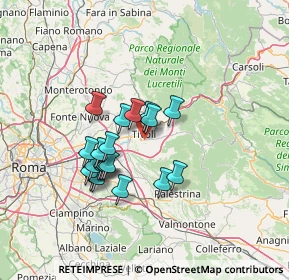 Mappa Strada Colle Ripoli, 00019 Tivoli RM, Italia (11.777)