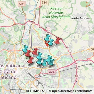 Mappa Via Luigi Capuana, 00137 Roma RM, Italia (3.56333)